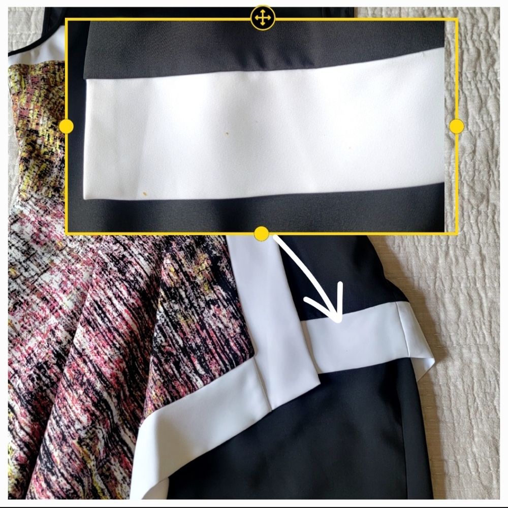 BCBGMaxAzria Alessandra‎ Business Casual Asymmetric Mini Sheath Dress Size 4 - Picture 15 of 15